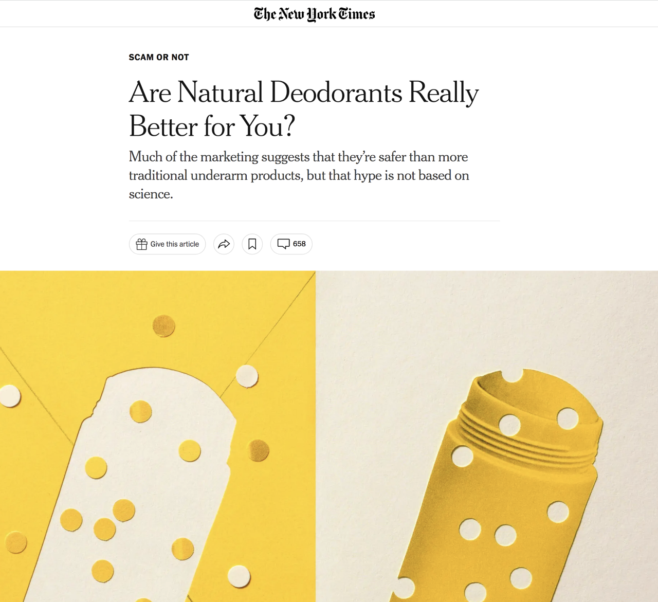 Are natural deodorants really better for you?